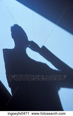 Shadow of Person Using a Cell Phone View Large Photo Image Stock Image - Shadow of Person Using a Cell Phone. Fotosearch