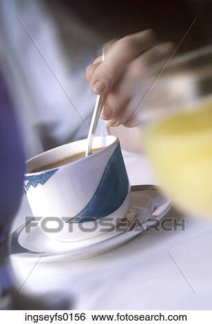 Stirring Your Morning Coffee View Large Photo Image Stock Photograph - Stirring Your Morning Coffee. Fotosearch