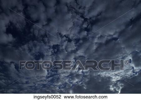 Textured Clouds In A Dark Sky View Large Photo Image Stock Image - Textured Clouds In A Dark Sky. Fotosearch