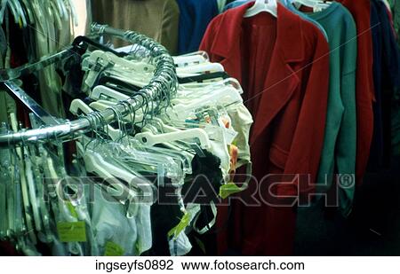 Thrift Store Rack View Large Photo Image Stock Image - Thrift Store Rack. Fotosearch