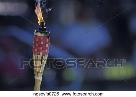 Tiki Lamp View Large Photo Image Stock Photograph - Tiki Lamp. Fotosearch