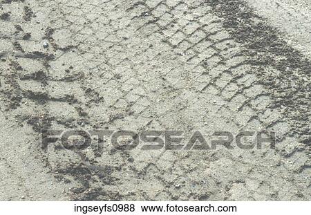 Tire Tread Marks in Dirt View Large Photo Image Stock Photo - Tire Tread Marks in Dirt. Fotosearch