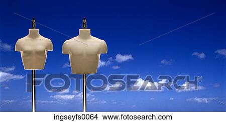 Picture - Two Manican Torsos. Fotosearch