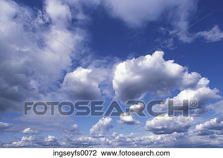White Clouds In Blue Sky View Large Photo Image Stock Image - White Clouds In Blue Sky. Fotosearch