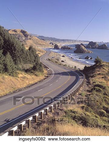 Winding Coastal Highway View Large Photo Image Stock Image - Winding Coastal Highway. Fotosearch