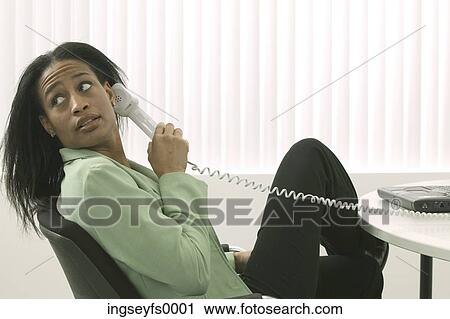 Woman on Phone View Large Photo Image Stock Image - Woman on Phone. Fotosearch