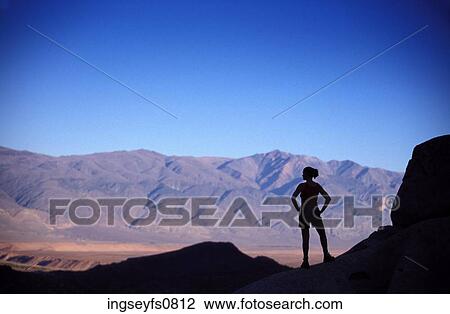Woman on the Horizon View Large Photo Image Stock Image - Woman on the Horizon. Fotosearch
