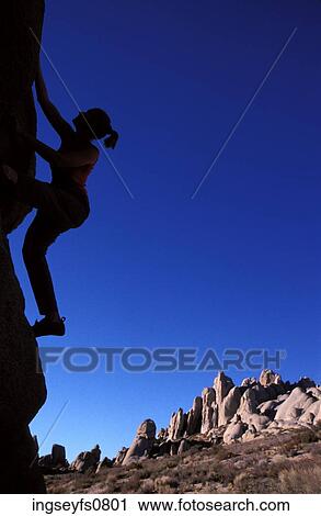 Woman Rock Climbing View Large Photo Image Stock Image - Woman Rock Climbing. Fotosearch