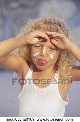 Girl making a face View Large Photo Image Stock Photo - Girl making a face. Fotosearch