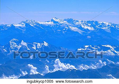 Aerial view of a mountain range View Large Photo Image Stock Photography - Aerial view of a mountain range. Fotosearch