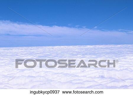 Aerial view of clouds in the sky View Large Photo Image Stock Photo - Aerial view of clouds in the sky. Fotosearch