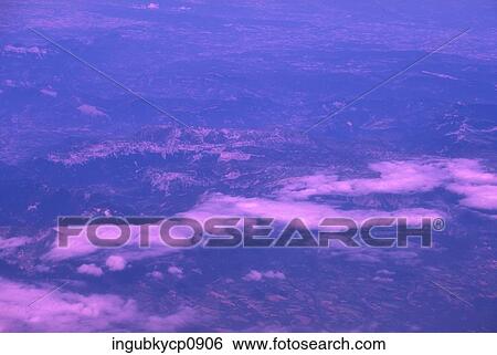 Aerial view of clouds in the sky View Large Photo Image Stock Photograph - Aerial view of clouds in the sky. Fotosearch