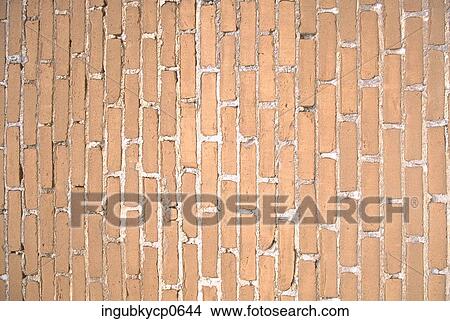 Picture - Close-up of a brick wall. Fotosearch