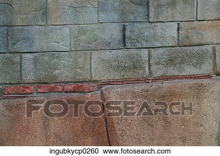 Close-up of a brick wall View Large Photo Image Stock Image - Close-up of a brick wall. Fotosearch