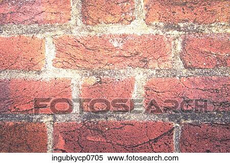 Stock Photography - Close-up of a brick wall. Fotosearch