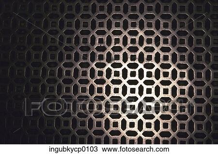 Close-up of a metal grill View Large Photo Image Stock Image - Close-up of a metal grill. Fotosearch