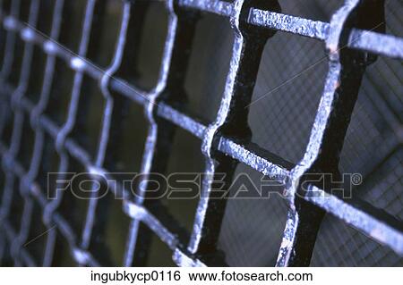 Close-up of a metal grill View Large Photo Image Stock Photograph - Close-up of a metal grill. Fotosearch