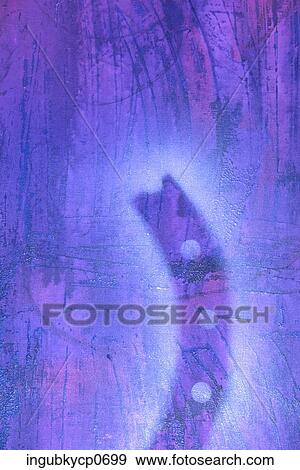 Stock Photo - Close-up of a pattern painted on a wall. Fotosearch