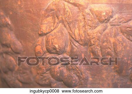 Close-up of a pattern sculpted on a wall View Large Photo Image Stock Photo - Close-up of a pattern sculpted on a wall. Fotosearch
