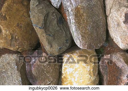 Close-up of a pile of weathered stones View Large Photo Image Stock Photograph - Close-up of a pile of weathered stones. Fotosearch
