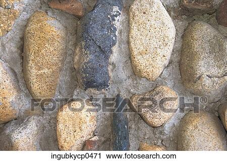 Close-up of a stone wall View Large Photo Image Stock Image - Close-up of a stone wall. Fotosearch