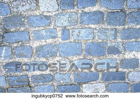 Stock Image - Close-up of a stone wall. Fotosearch