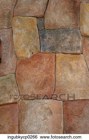 Close-up of a stone wall View Large Photo Image Stock Photograph - Close-up of a stone wall. Fotosearch