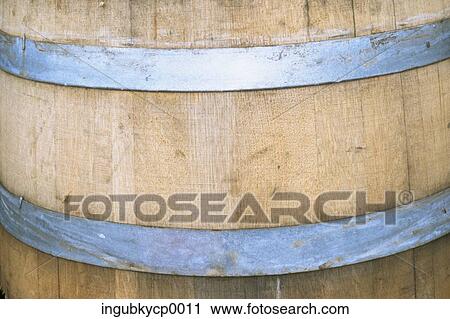 Close-up of a wooden barrel View Large Photo Image Stock Image - Close-up of a wooden barrel. Fotosearch