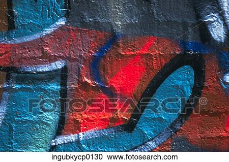 Close-up of graffiti on a brick wall View Large Photo Image Stock Image - Close-up of graffiti on a brick wall. Fotosearch