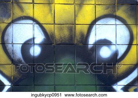 Close-up of graffiti on a wall View Large Photo Image Stock Image - Close-up of graffiti on a wall. Fotosearch
