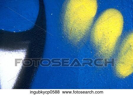 Stock Photo - Close-up of graffiti on a wall. Fotosearch
