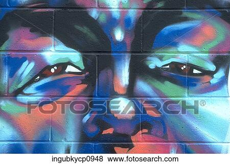 Close-up of graffiti on a wall View Large Photo Image Stock Photo - Close-up of graffiti on a wall. Fotosearch