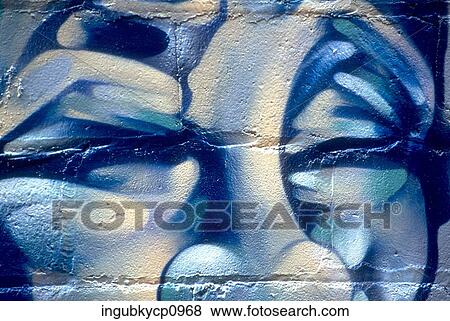 Close-up of graffiti on a wall View Large Photo Image Stock Photo - Close-up of graffiti on a wall. Fotosearch