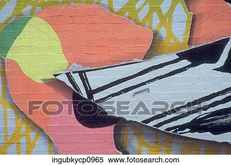 Close-up of graffiti on a wall View Large Photo Image Stock Photography - Close-up of graffiti on a wall. Fotosearch