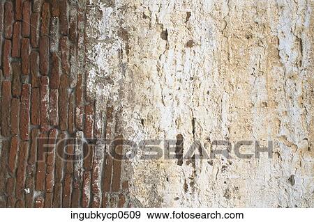 Close-up of the surface of a brick wall View Large Photo Image Stock Photo - Close-up of the surface of a brick wall. Fotosearch