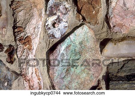 Picture - Close-up of the surface of a rock formation. Fotosearch