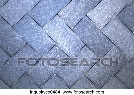 Picture - Close-up of the surface of a tiled wall. Fotosearch