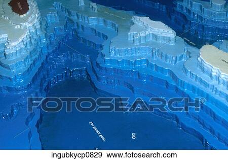 High angle view of a model of a pool View Large Photo Image Stock Photo - High angle view of a model of a pool. Fotosearch