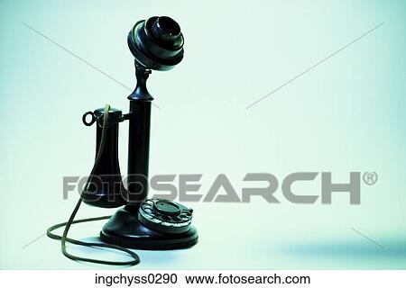 black, telephone, rotary phone, telephone receiver View Large Photo Image Stock Image - black, telephone, rotary phone, telephone receiver. Fotosearch