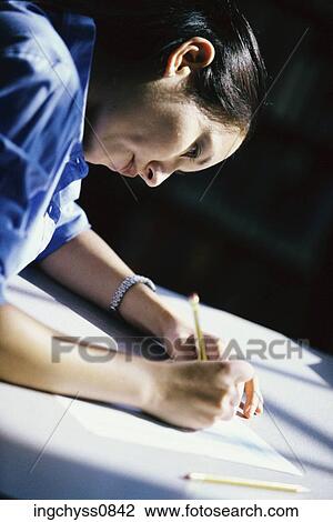 exam, woman, concentrate, cloth, race, American View Large Photo Image Stock Image - exam, woman, concentrate, cloth, race, American. Fotosearch
