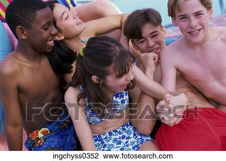 group, people, reclining, holding hands, boys, fun View Large Photo Image Stock Image - group, people, reclining, holding hands, boys, fun. Fotosearch