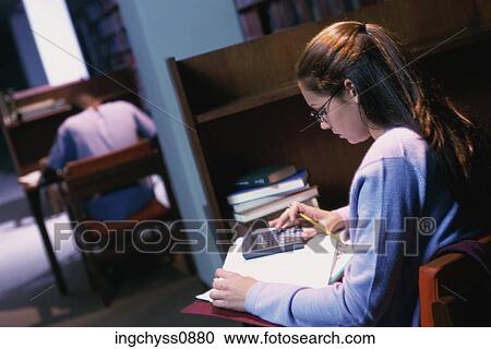 Stock Image - men, people, thinking, education, student, learning, college. Fotosearch