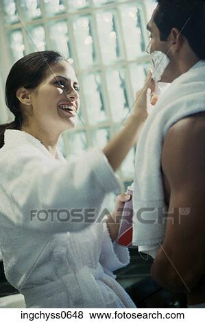 men, women, indoors, hygiene, side View Large Photo Image Stock Photo - men, women, indoors, hygiene, side. Fotosearch