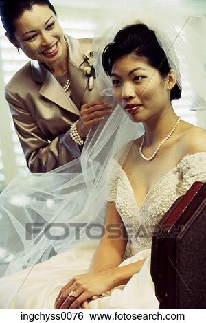 people, Asian, sitting, mother, family, wedding, daughter View Large Photo Image Stock Photograph - people, Asian, sitting, mother, family, wedding, daughter. Fotosearch