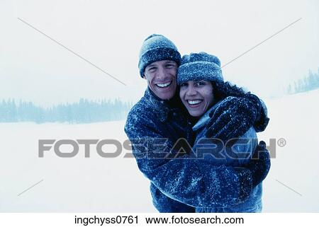 people, couple, winter, outdoors, Young Adult View Large Photo Image Stock Image - people, couple, winter, outdoors, Young Adult. Fotosearch