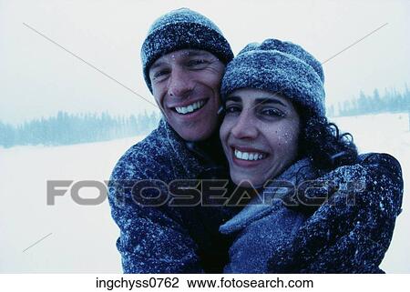 people, couple, winter, outdoors, Young Adult View Large Photo Image Stock Image - people, couple, winter, outdoors, Young Adult. Fotosearch