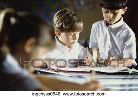 people, school, education, primary, elementary View Large Photo Image Stock Photograph - people, school, education, primary, elementary. Fotosearch