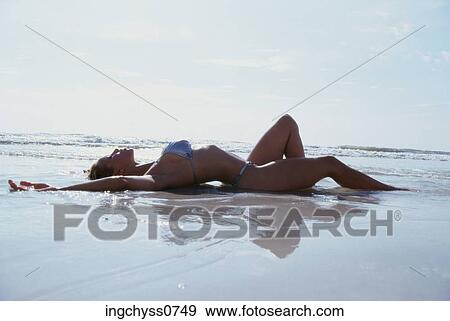 people, woman, beach, Young Adult View Large Photo Image Stock Photo - people, woman, beach, Young Adult. Fotosearch