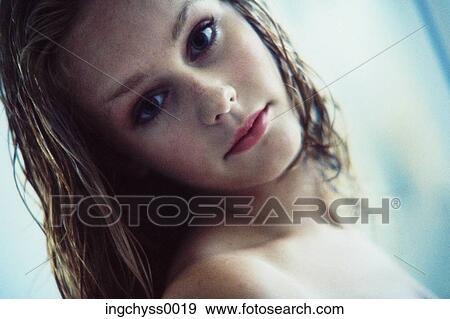 people, woman, staring, hair, serious, blond View Large Photo Image Stock Photo - people, woman, staring, hair, serious, blond. Fotosearch