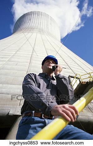 Stock Image - plant, sky, collar, casual, power, stack, station. Fotosearch